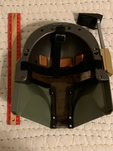 Hasbro Star Wars Boba Fett Electronic Mask – Gray, Red & Black – Ages 5+ –Tested - Picture 3 of 4