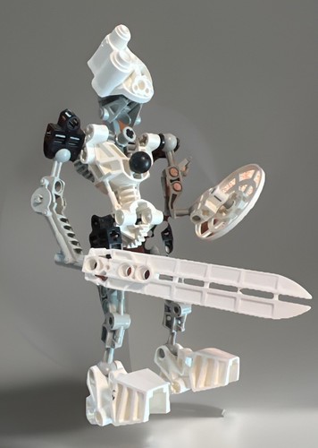 LEGO Bionicle Toa Kopaka Set 8536 Completo - Sin Instrucciones Sin Bote - Imagen 5 de 5