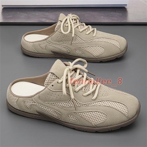 Zapatillas deportivas informales mocasines zapatos cómodos para hombre sin cordones mula sin espalda - Imagen 3 de 23