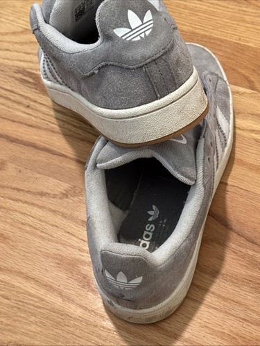 Adidas Campus 00s Sneakers Running Shoes Mens 11.5 Gray/White Suede + Box NWT - Picture 7 of 9