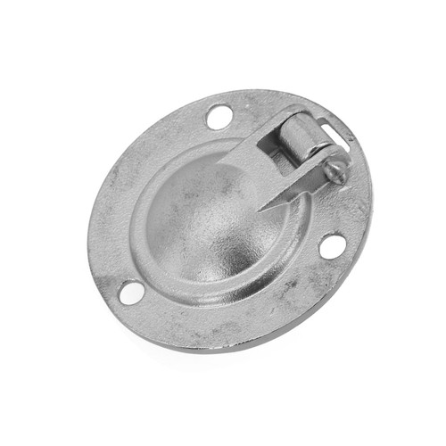 Secure Round Flush Ring Handle Pull for Cupboards Doors Basements (50mm) - Picture 15 of 16