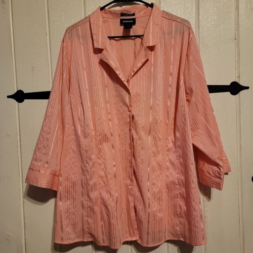 Avenue Damen Shirt Knopfleiste lange Knopfleiste Ärmel Größe 30 - Bild 1 von 4