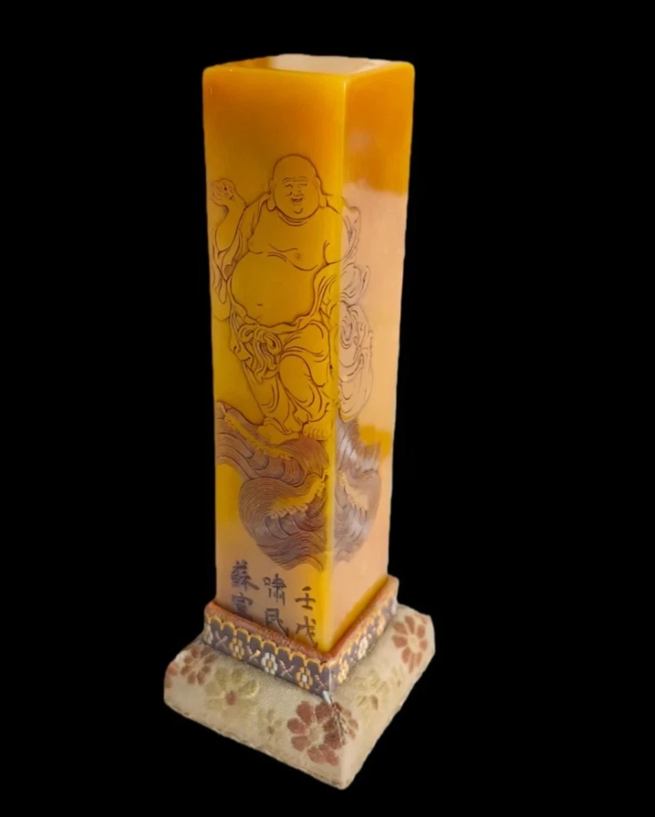 绿色中国古董寿山石主| eBay