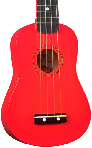 Diamond Head DU-10 Soprano Ukulele Red Black Fingerboard - Picture 7 of 9