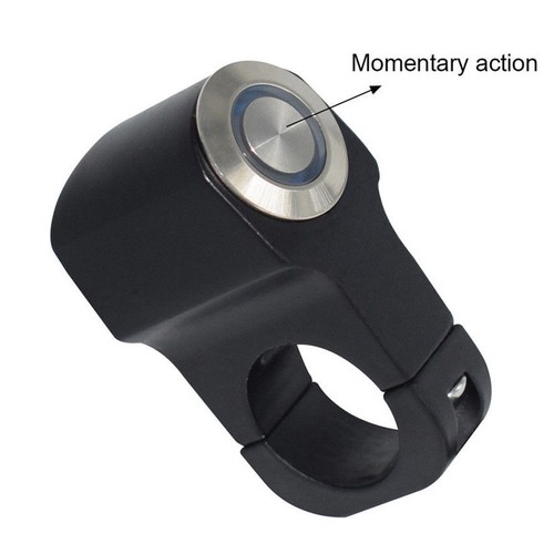 Waterproof 7/8" 22mm LED Motorcycle Handlebar Headlight Switch Fog Light ON OFF - Picture 5 of 9