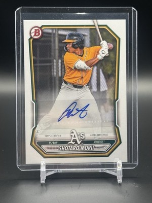2026 Bowman Shotaro Morii #BPA-SA AUTO