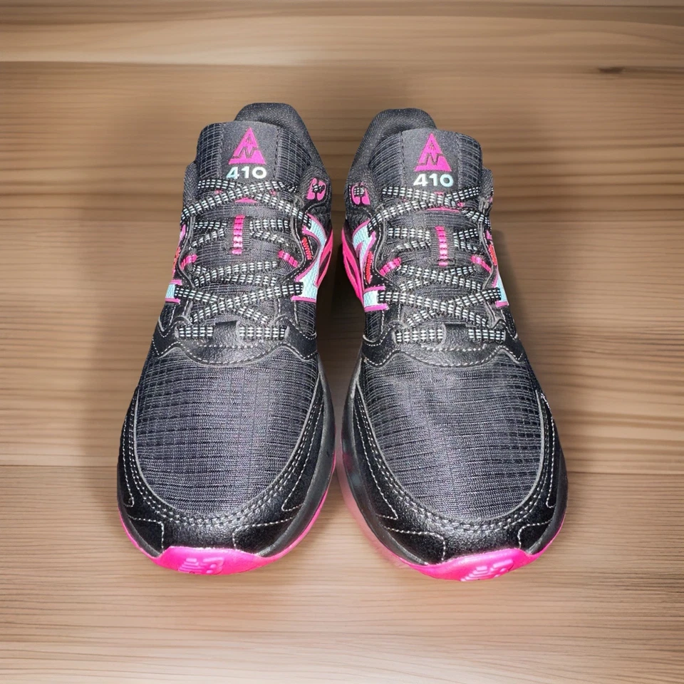 Size 7.5 - New Balance 410v7 Black Pink Glow W - Image 2 of 4