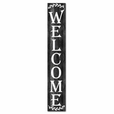 QLQKHJH 8""X48"" Welcome Signs Vertical Welcome Sign for Front Porch Standing...