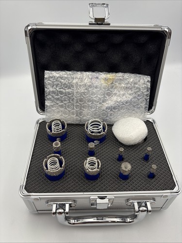 Diamant Lochsägen Set für Porzellanfliesen 6-100 mm Federgelötet Lochsäge Dreischaft - Bild 6 von 11