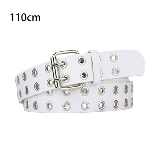 1/2/3 Punk Double Buckle Belt Exquisite Craft And Soft Texture Classic Style - Picture 10 of 42