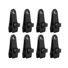 8 Adjustable Outdoor Tent Tensioners Clips for Secure Camping and Tent Setup
