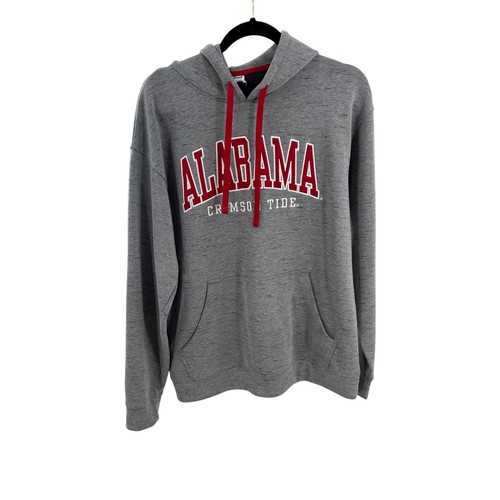 Alabama Crimson Tide Champion Hoodie Gray Red Mens Large NCAA College Pullover - Picture 1 of 6