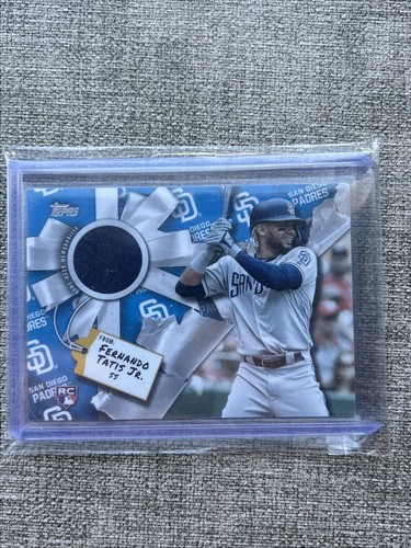 2019 Topps Walmart Holiday Fernando Tatis Jr RC Game Worn Memorabilia