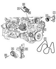 Genuine Mopar Serpentine Belt 4627589AA