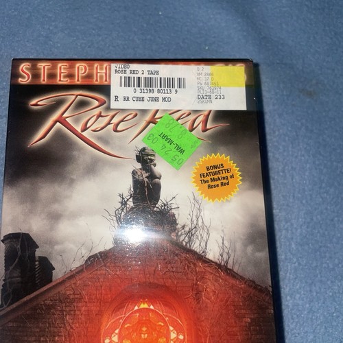 NEW Horror Halloween Rose Red VHS 2002 Stephen King Tape Set Of 2 Halloween RARE - Picture 9 of 11