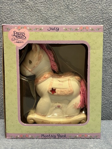 Precious Moments 2000 de Enesco Monthly Bank Mecedor Julio, - Imagen 6 de 11