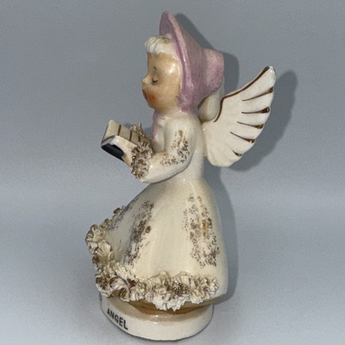 Vtg NAPCO September Angel Girl Figurines Birthday Month Spaghetti 4.25” PAIR - Picture 6 of 16