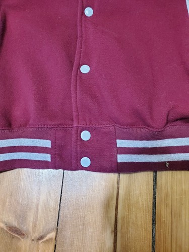 Snap Up Varsity College Style Sweater Has A Letter B Sewn On XXL Fits Like L - Picture 3 of 10
