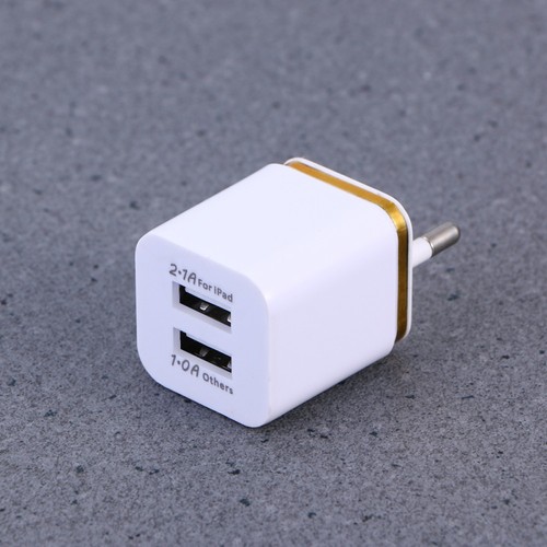 Zwei USB-Ladeköpfe Telefonladegerät Schnellladegerät Doppelter USB-Ladestecker - 第 6/6 張圖片