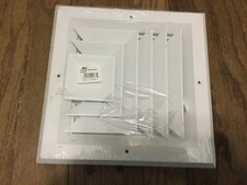 Lima  12" x 12" Register/Grille White AL165ML 12 12 WHT 030598 New