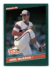 Joel McKeon 1986 Donruss The Rookies #55 Chicago White Sox Mint