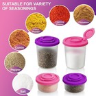 Mini Salt and Pepper Dispensers for Travel Camping and Outdoor Picnics