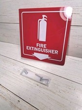 Fire Extinguisher with Down Arrow Smart Sign Fire Extinguisher Location Sign