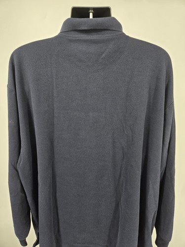 Kani Jeans Polo Shirt 3XL Blue Casual Walking Cotton Blend Long Sleeve Men * - Picture 9 of 16