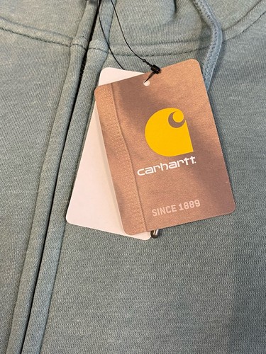 Carhartt (102787) Clarksburg Balsamo Verde Relaxed Fit Felpa con Cappuccio Foderata Sherpa—XL - Foto 6 di 6