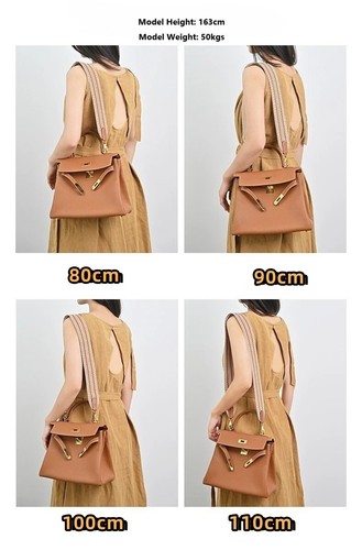 Premium Ersatz Handtasche Riemen passend für Kelly Bag Damen Schultertasche ohne Logo - Bild 8 von 34