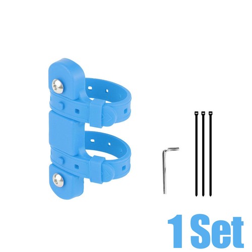 Adattatore supporto bollitore acqua bicicletta rack silicone porta borraccia bici cinghia - Foto 11 di 14