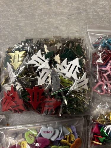 Huge Lot Of Metal Enamel Brads For Scrapbooking / Crafting Many Diff Designs - Bild 7 von 10