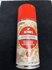 Kiwi Suede Cleaner 4.25oz Revitalizes Suede  Nubuck Shoes, Boots, Gear