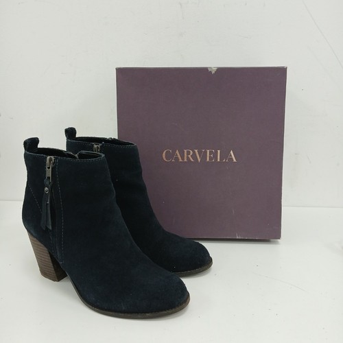 Carvela Stiefeletten Größe UK 6 Leder Navy RMF06-GB