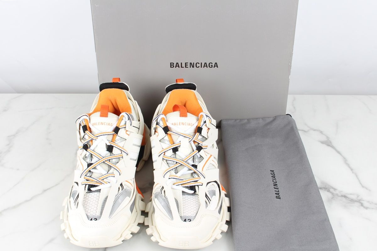 ★付属品完備★ BALENCIAGA TRACK スニーカー 43 ホワイト BALENCIAGA track ホワイト 43 27cm（バレンシアガ BALENCIAGA