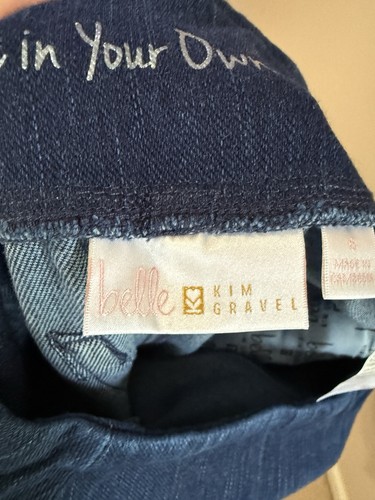 Kim Gravel Belle Women’s Shorts Denim Dark Indigo Size 6 Stretch Comfy - Picture 7 of 7