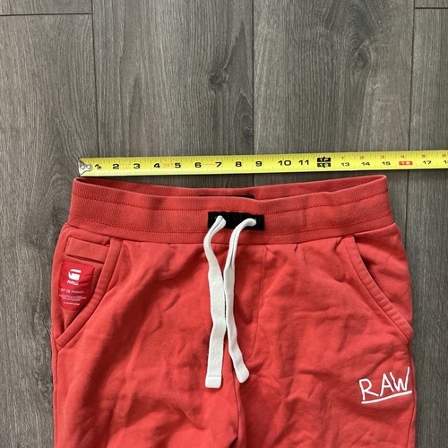 G-Star RAW 3D Tapered Fit Jogger Sweatpants Mens M Orange - Picture 7 of 10