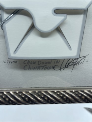 Charles Fazzino 3D Artwork " Chow Down in Chinatown " 108/400 signiert - Bild 6 von 11