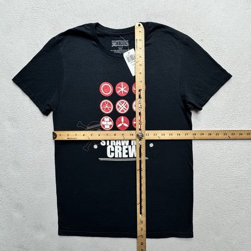 (S) One Piece Straw Hat Crew Black T-Shirt Hot topic NWT Small 100% Cotton - Picture 4 of 5