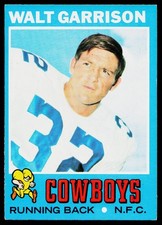 1971 Topps #8 Walt Garrison Rookie Dallas Cowboys