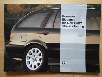 E36 BMW 3 SERIES SALOONS 1991 1992 UK Mkt Prestige Sales Brochure Prospekt