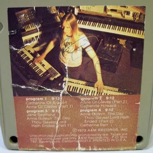 Rick Wakeman 8 Track Tape Six Lives of Henry VIII New Pad Splice PLAYTESTED - Bild 6 von 6