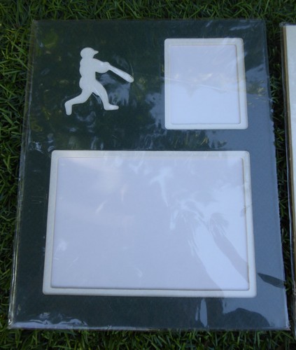 PICTURE FRAMES 4 LOT 8x10 CARDBOARD BASEBALL THEME NEW - Picture 7 of 7