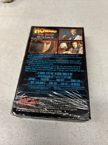 Howard The Duck VHS VCR Video Tape Movie Lea Thompson 1986 1980s George Lucas - Picture 2 of 6