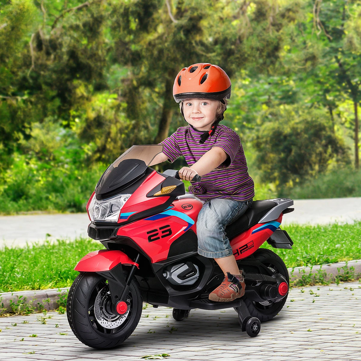 Kiddie motorcycle top