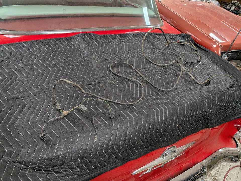 Buick Wildcat 1967 faros delanteros cableado debajo del capó arnés Electra Lesabre Foto 3 de 4
