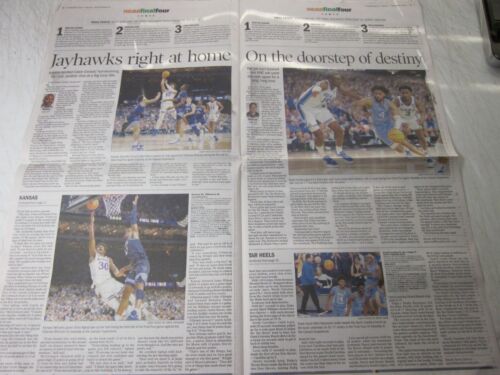 2022 NCAA FINAL FOUR NEWSPAPER DUKE MIKE KRZYZEWSKI LAST GAME vs UNC - Picture 2 of 3