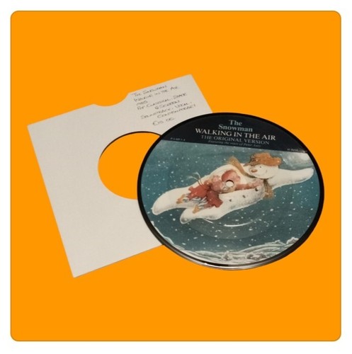 THE SNOWMAN WALKING IN THE AIR 7" Christmas Single Vinyl Record Picture Disc - Picture 4 of 5