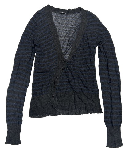 Vintage Ann Demeulemeester Holes Knit Sweater Black Women