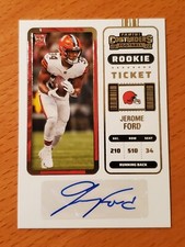 2022 Contenders Rookie Auto #225A Jerome Ford Cincinnati Browns RB